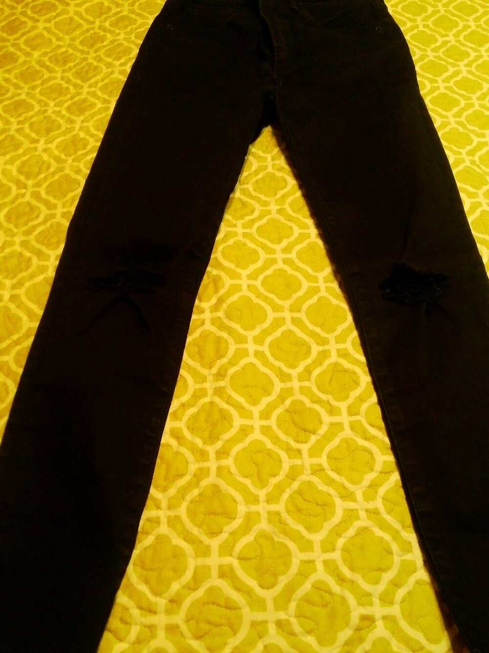 ABERCROMBIE BLACK SKINNY JEANS SIZE 26 2 REG GOOD CONDITION